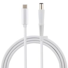 Cavo di ricarica per laptop da USB-C / Type-C a 7,4 x 0,6 mm per HP, lunghezza cavo: circa 1,5 m (bianco)