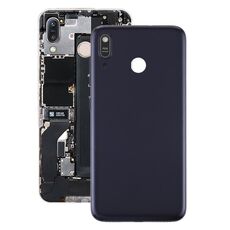 Coperchio posteriore della batteria con obiettivo della fotocamera e tasti laterali per Asus Zenfone Max (M1) ZB555KL (nero blu)