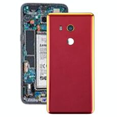Coperchio posteriore della batteria con obiettivo della fotocamera per HTC U11 Eyes (rosso)