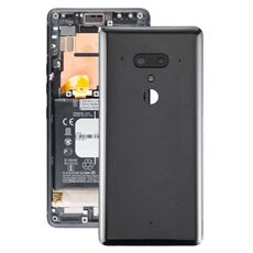 Coperchio posteriore della batteria con obiettivo della fotocamera per HTC U12 + (nero)