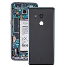 Coperchio posteriore della batteria con obiettivo della fotocamera per HTC U11 + (nero)