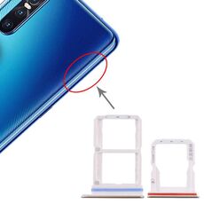 Per Vivo S1 Pro Vassoio scheda SIM + Vassoio scheda SIM + Vassoio scheda Micro SD (Argento)