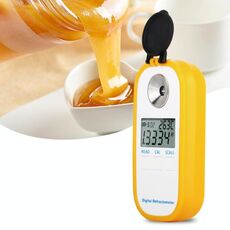 DR301 Digital Honey Refrattometro Misurazione del contenuto del contenuto dello zucchero Campo di misurazione del contenuto 090 Brix Rifrattometro Strumento di concentrazione dell'acqua del miele Baume