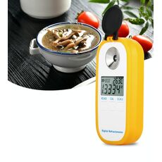 DR201 Digital Salt Refrattometro Salinità Specifiche Misuratore di gravità 0 ~ 28% Rifrattometro Contenuto del sale Tester di contenuto di sale di sodio cloruro NACL