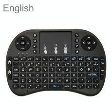 Lingua di supporto: tastiera wireless inglese i8 Air Mouse con touchpad per Android TV Box e Smart TV e PC Tablet Xbox360 PS3 HTPC / IPTV
