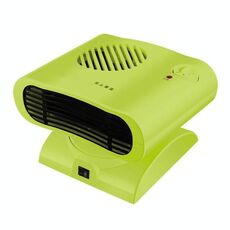 Mini Shaking Head Radiator Warmer Riscaldatore elettrico Ventilatore ad aria calda (verde)