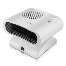 Mini Shaking Head Radiator Warmer Riscaldatore elettrico Ventilatore ad aria calda (bianco)