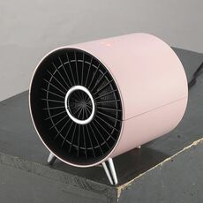 Mini radiatore a risparmio energetico per uso domestico Riscaldatore elettrico Ventilatore ad aria calda (rosa)
