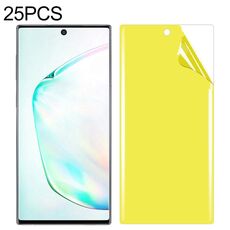 25 PCS per Galaxy Note 10 Proteggi schermo anteriore in TPU a copertura totale