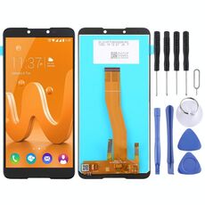 Schermo LCD TFT per Wiko JERRY4 con assemblaggio completo di digitalizzatore (nero)