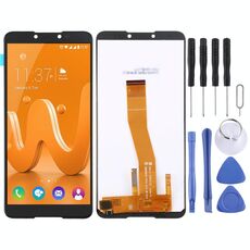 Schermo LCD TFT per Wiko Y70 con assemblaggio completo di digitalizzatore (nero)
