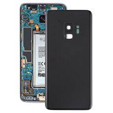 Cover posteriore batteria per Galaxy S9 con obiettivo fotocamera (nero)
