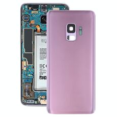 Cover posteriore batteria per Galaxy S9 con obiettivo fotocamera (viola)