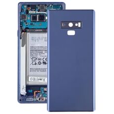 Cover posteriore batteria per Galaxy Note9 con obiettivo fotocamera (blu)