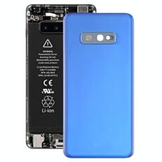 Cover posteriore batteria per Galaxy S10e con obiettivo fotocamera (blu)
