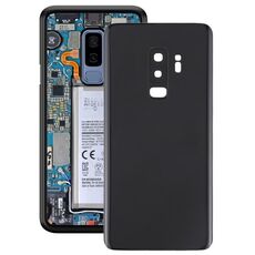 Cover posteriore batteria per Galaxy S9+ con obiettivo fotocamera (nero)