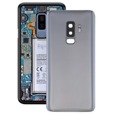 Cover posteriore batteria per Galaxy S9+ con obiettivo fotocamera (grigio)