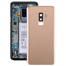 Cover posteriore batteria per Galaxy S9+ con obiettivo fotocamera (oro)