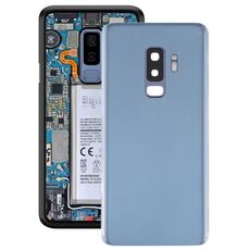 Cover posteriore batteria per Galaxy S9+ con obiettivo fotocamera (blu)