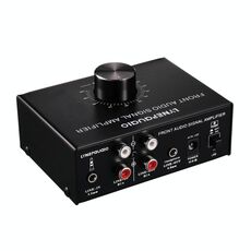 B015 Amplificatore di segnale stereo anteriore Booster Cuffie Amplificatore altoparlante Cuffie Dual-Audio Source