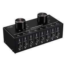 B027 6 input 2 output o 2 input 6 output selettore della sorgente del segnale audio Interfaccia da 3,5 mm