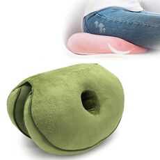 Sedile multifunzionale Dual Comfort Memory Foam Seggiolino anca Bellissimo cuscino in lattice (verde)