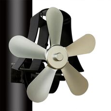 YL106 5Blade alta temperatura di calore di alluminio Powered Camino Stufa Fan