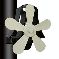 YL106 5Blade alta temperatura di calore di alluminio Powered Camino Stufa Fan