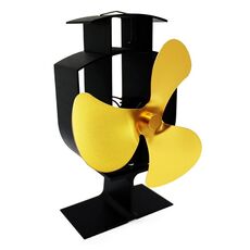 YL401 3Blade alta temperatura di metalli a caldo Powered Camino Stufa Fan