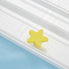Maniglia per cassettiera per bambini moderna antiurto con motivo a stella gialla