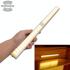 2.8W 60 LED Luce bianca calda per ampio schermo con sensore del corpo umano intelligente Luce LED per corridoio, versione con ricarica USB