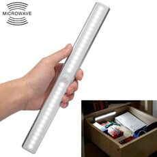 2.8W 20 LED Luce bianca Ampio schermo Luce sensore del corpo umano intelligente LED Luce del gabinetto del corridoio, versione di ricarica USB