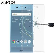 25 PCS per Sony Xperia XZs 0,33 mm 9H Durezza superficiale Protezione schermo in vetro temperato a schermo intero curvo 3D (trasparente)