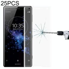 25 PCS per Sony Xperia XZ2 Compact 0.3mm 9H Durezza superficiale 3D Pellicola per schermo in vetro temperato antideflagrante