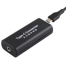Adattatore connettore di alimentazione DC 4.0 x 1.7mm femmina a USB-C / Type-C femmina con cavo USB-C / tipo C da 15 cm
