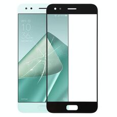 Lente esterna in vetro per schermo frontale per Asus ZenFone 4 ZE554KL / Z01KD (nero)