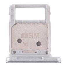 Per scheda SIM Galaxy TabPro S2 W727 + vassoio per scheda micro SD (argento)