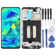 Schermo LCD originale PLS TFT per Galaxy M40 Digitizer Assemblaggio completo con cornice