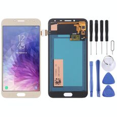 Schermo LCD TFT per Galaxy J4 (2018) J400F/DS, J400G/DS con digitalizzatore assemblaggio completo (oro)