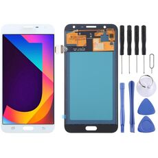 Schermo LCD TFT per Galaxy J7 Neo / J701, J7 Nxt, J7 Core, J701F/DS, J701M con digitalizzatore completo (bianco)