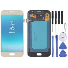 Schermo LCD TFT per Galaxy J2 Pro (2018) J250F/DS con digitalizzatore assemblaggio completo (oro)