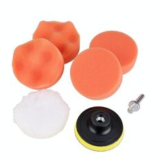 Set di tamponi per lucidatura 7 in 1 Kit di tamponi per lucidatura per auto per auto, dimensioni: 3 pollici