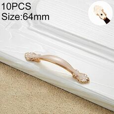 10 PCS 6032A_64 Bianco Ambra vernice armadio del Governo di Handle Passo: 64 millimetri