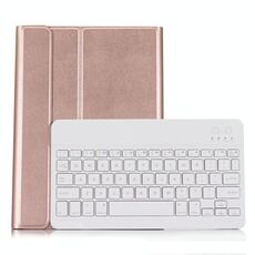 ST 860S per Samsung Galaxy Tab S6 10.5 pollici T860 / T865 Custodia per tastiera Bluetooth con retroilluminazione rimovibile con supporto e funzione slot per penna (oro rosa)