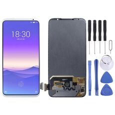 Schermo LCD originale per Meizu 16S con assemblaggio completo di digitalizzatore (bianco)
