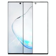 Per Galaxy Note 10 + lente in vetro esterno per schermo frontale (nero)