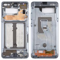 Per Galaxy S10 5G Cornice con cornice centrale con tasti laterali (grigio)