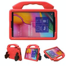 Per Galaxy Tab A 10.1 (2019) Supporto per pollice Guscio protettivo anti caduta piatto EVA (rosso)