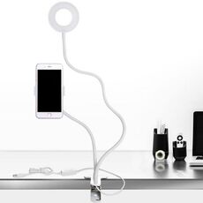 Live Beauty Fill Light LED Eye Care Lampada da lettura per studenti (bianca)
