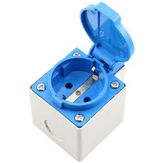 Outdoor IP44 Zoccolo impermeabile con la copertura, la spina di UE